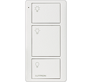 Load image into Gallery viewer, Lutron - Wireless Three Button Control (Lights) White
