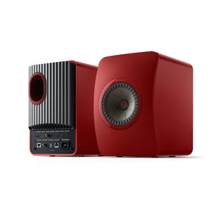 KEF LS50 Wireless II Speakers Red