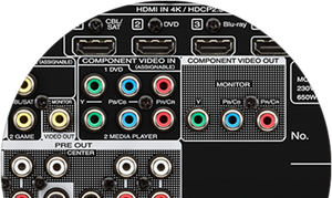 Marantz - SR5015AV Receiver Back